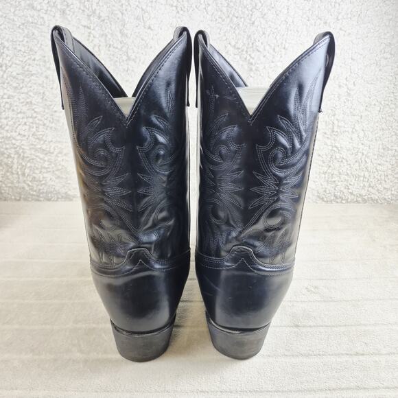 Laredo Cowboy Boots 4240 Men's Size 11.5 EW Wide Black Western-style Pre-owned - Picture 7 of 12